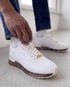 The Lexington White Men Sneaker