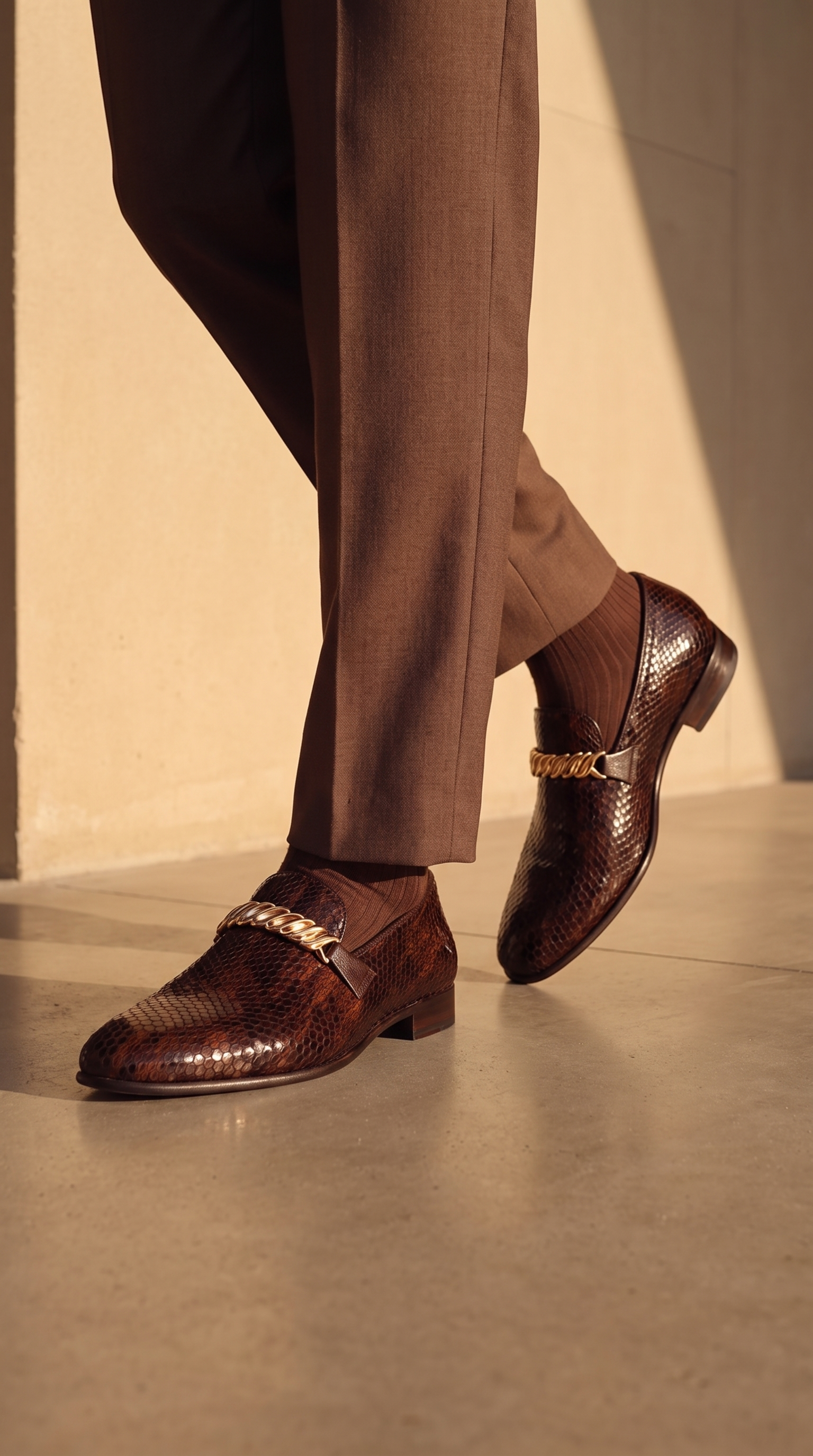 The King Tan Bit Dress Loafer Men Shoe