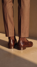 The King Tan Bit Dress Loafer Men Shoe