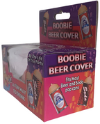 Boobie Beer & Soda Can Nipple Cover – Funny Gag Gift, Joke for Parties