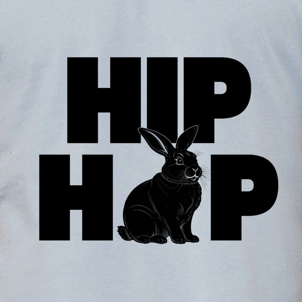 Urban Rabbit Hip Hop T-Shirt - Street Style Bunny Tee with Attitude - Graffiti Bunny Rap Music Shirt -Funny Animal Tshirt
