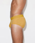 Hand Me Down Mid Rise Brief Mustard Yellow