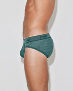 Hand Me Down Low Rise Brief Lake Teal