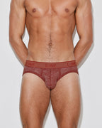 Hand Me Down Low Rise Brief Persimmon Red