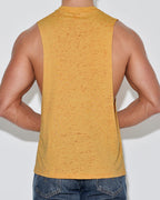 Hand Me Down Muscle Tank Mustard Yellow