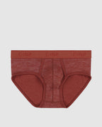 Hand Me Down Mid Rise Brief Persimmon Red