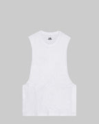 Hand Me Down Muscle Tank White