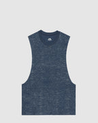 Hand Me Down Muscle Tank Nautical Navy