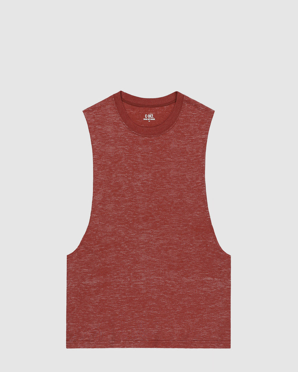 Hand Me Down Muscle Tank Persimmon Red