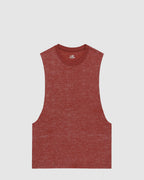 Hand Me Down Muscle Tank Persimmon Red