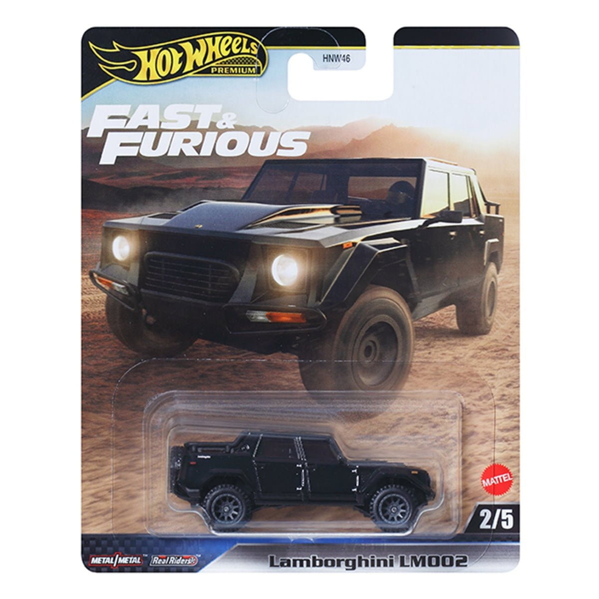Hot Wheels Fast & Furious 9 1:64 Die Cast Lamborghini LM002 Black