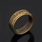 Viking Runes 316L Grade Stainless Steel Ring