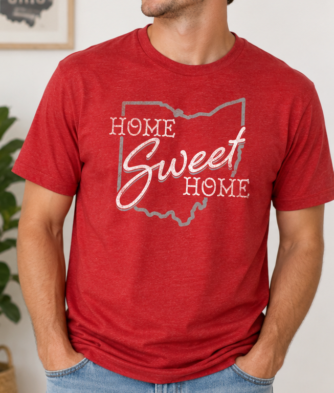 Home Sweet Home - Ohio Pride Unisex Graphic Tee
