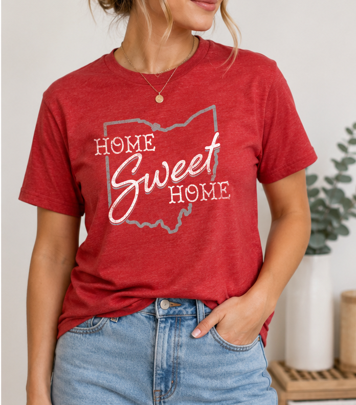 Home Sweet Home - Ohio Pride Unisex Graphic Tee