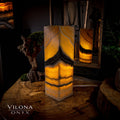 Honeycomb Onyx Table Lamp #2