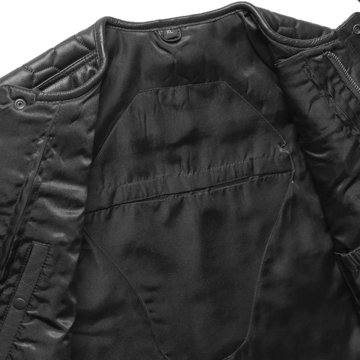 Hornet Men's Club Style Leather Vest
