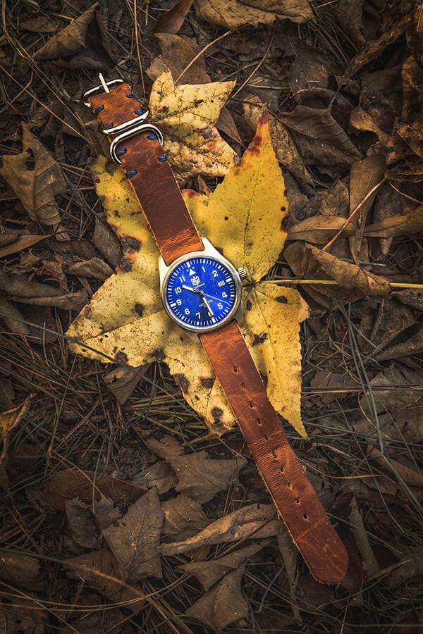 Horween Leather Strap Watch Band