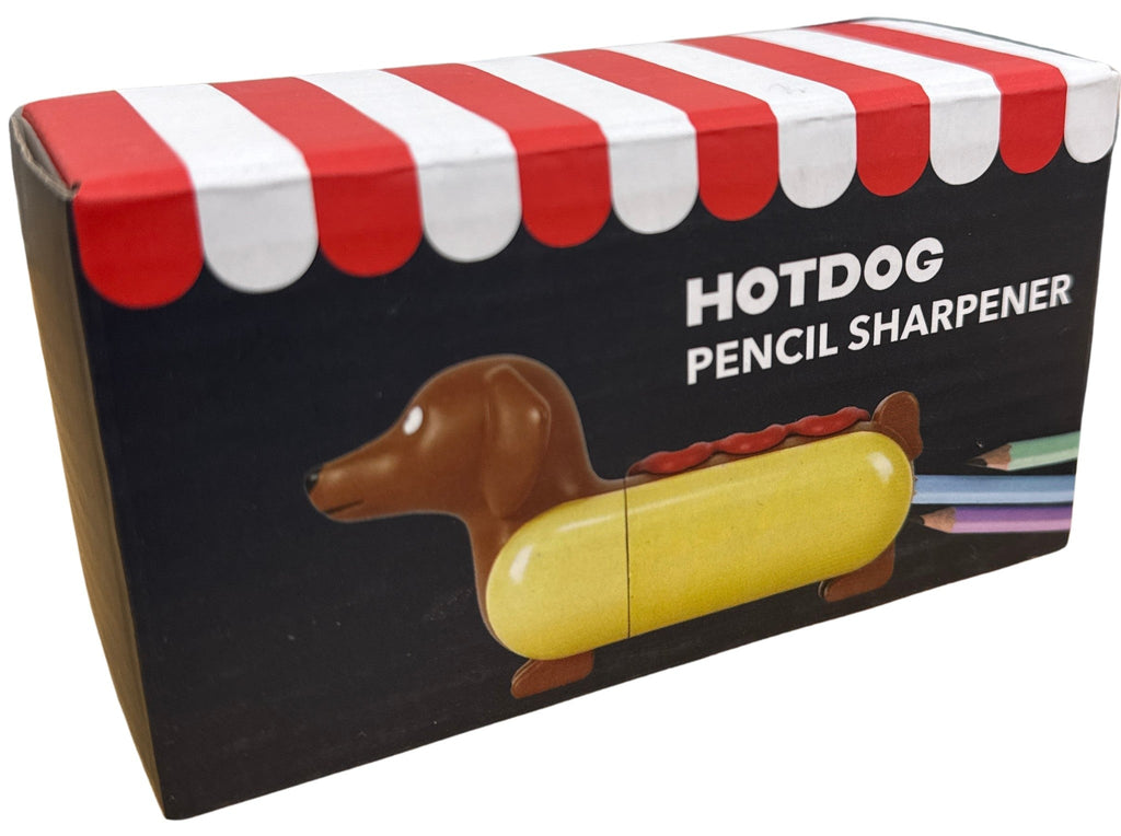 🌭😂 Hotdog Pencil Sharpener Funny Gag Gift – Butt Sharpener Desk Accessory Toy