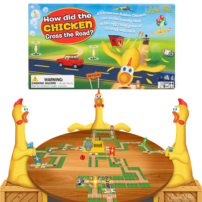 Chicken Cross the Road? – Hilarious Children's Card Game by Archie McPhee! 🐔