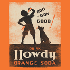 Howdy® Dog-Gon Good Orange Soda Tee | Vintage Soft Drink Unisex Graphic T-Shirt