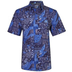 Hustler Cool-Stretch Men's Golf Shirt (Blue)