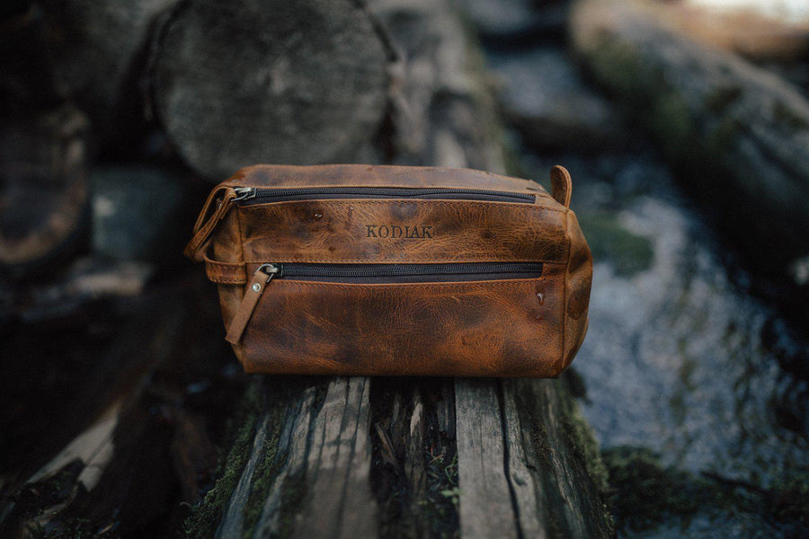 Leather Toiletry Bag