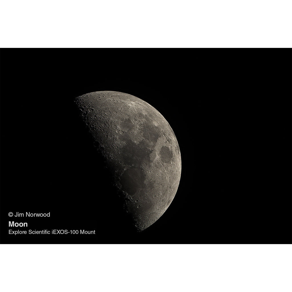 ED80 Essential Series Air-Spaced Triplet Refractor Telescope with 0.8x Focal Reducer and iEXOS-100-2 PMC-Eight Equatorial Tracker System
