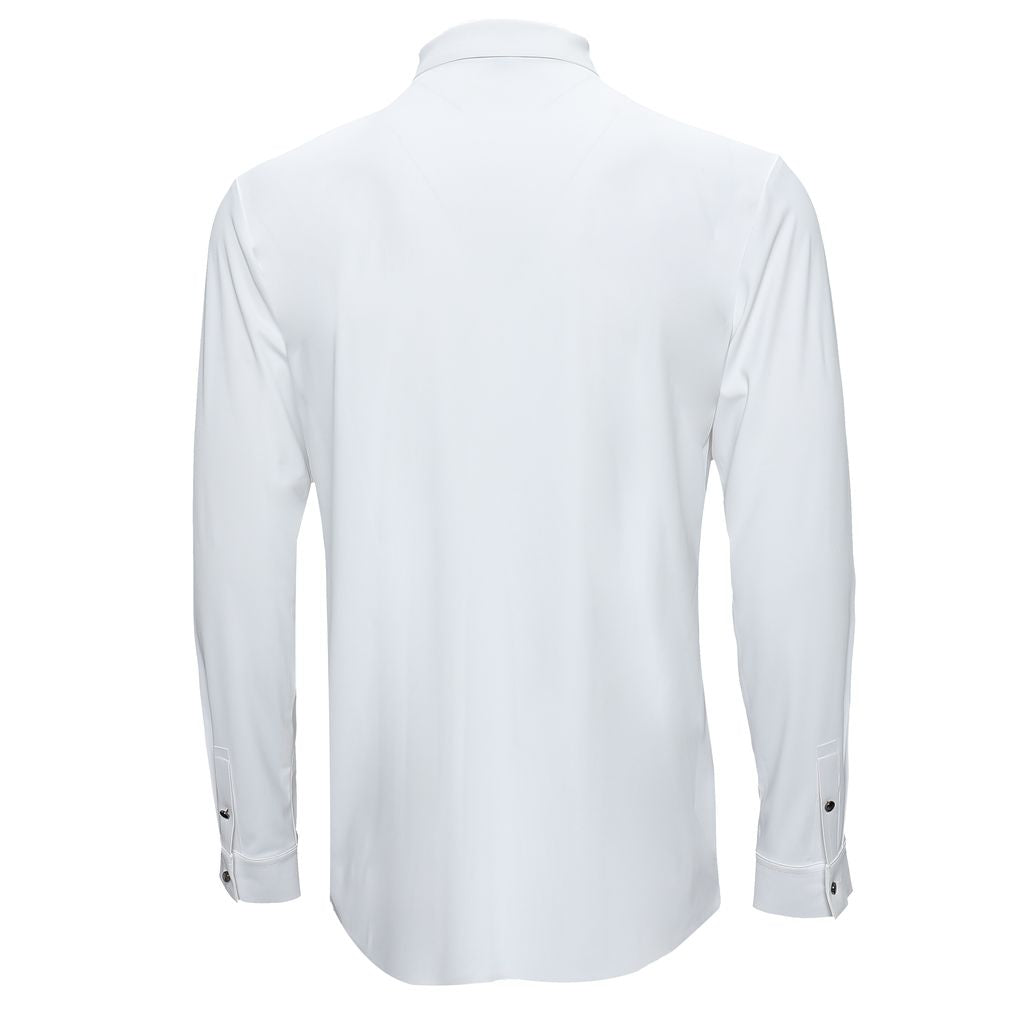 Barocco City Stroll Men's 4-Way Stretch Shirt - White