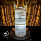 Ice Onyx Table Lamp (Live Edge #2)