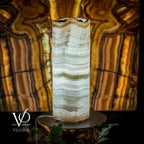 Ice Onyx Table Lamp (Live Edge #2)
