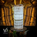 Ice Onyx Table Lamp (Live Edge #3)