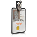 All Metal Magnetic Badge Holder - RFID Secure Badge Holder Genesis™ with BloxProx™