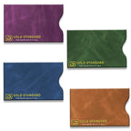 RFID Blocking Credit Card and Passport Sleeves - Leather Look 20 Pack