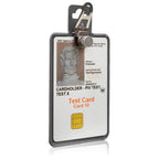 All Metal Magnetic Badge Holder - RFID Secure Badge Holder Genesis™ with BloxProx™
