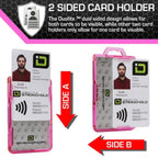 Secure Badge Holder DuoLite ® Vertical 2 ID Card Holder