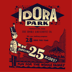 Idora Park's Thrilling 25 Rides! Tee