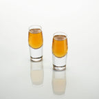 Raye Heavy Base Crystal Shot Glasses Set of 2