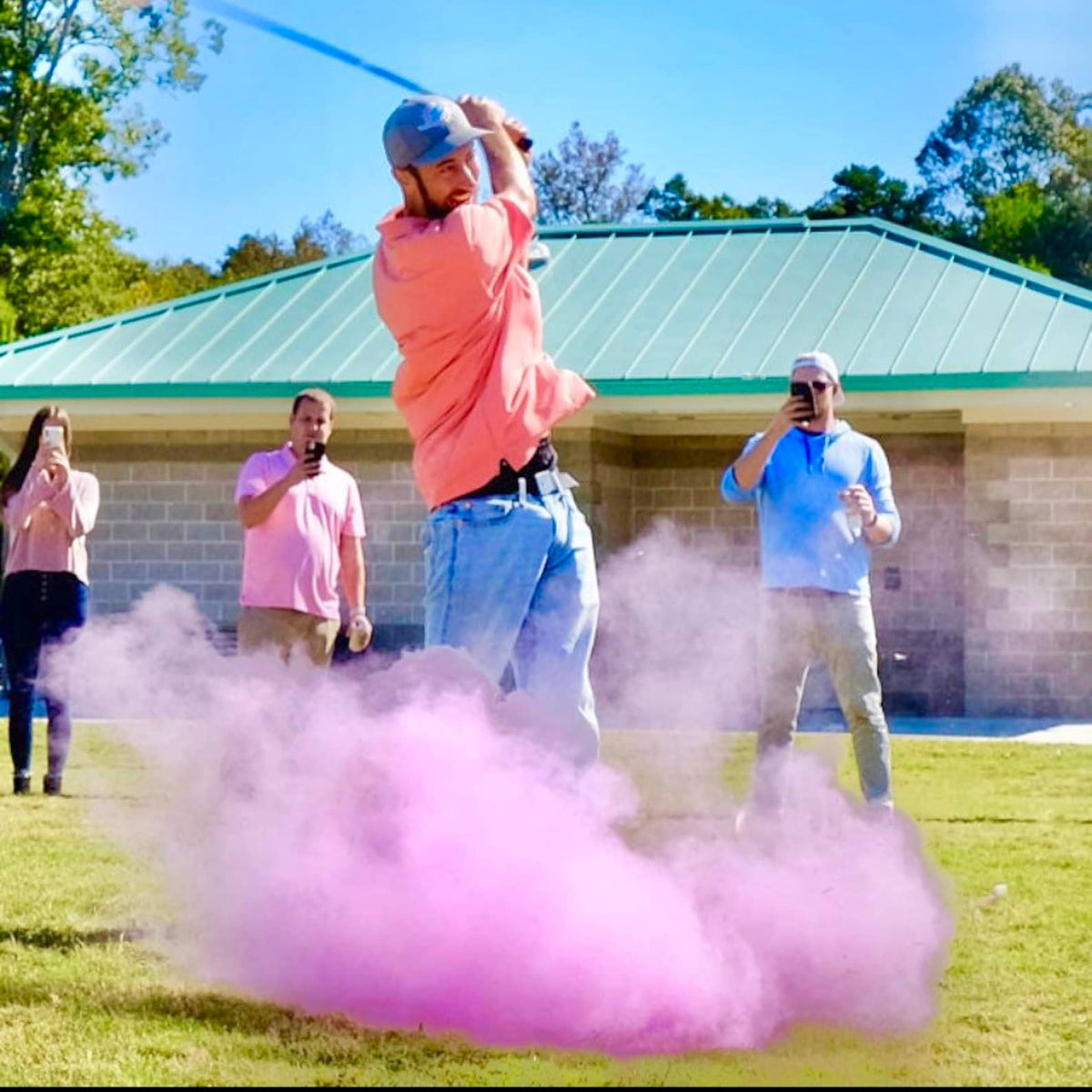 Gender Reveal Golf Ball - Pink Exploding Powder - It’s a Girl