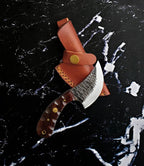 Titan Brisk skin- Custom/ Hand forged/ Ulu inspired blade/ EDC