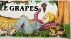 Vintage 1980s Cotton Top Table Grapes Crate Label 🍇 from Tulare, California