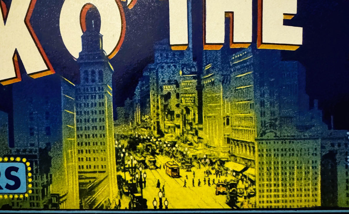 Vintage 1940s Talk O’ The Town Emperor Grapes Crate Label 🍇 from Ivanhoe, California