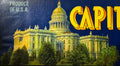 Vintage 1940s Capital Pak Crate Label 🏛️ from Sacramento, California