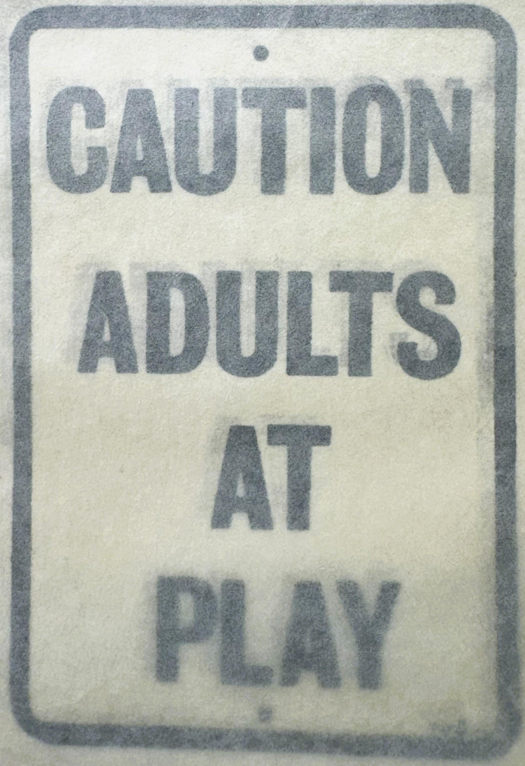 Vintage 1960s “Adults at Play” Decal 😜 — NOS Baxter Lane Co. Mid‑Century Americana