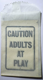 Vintage 1960s “Adults at Play” Decal 😜 — NOS Baxter Lane Co. Mid‑Century Americana