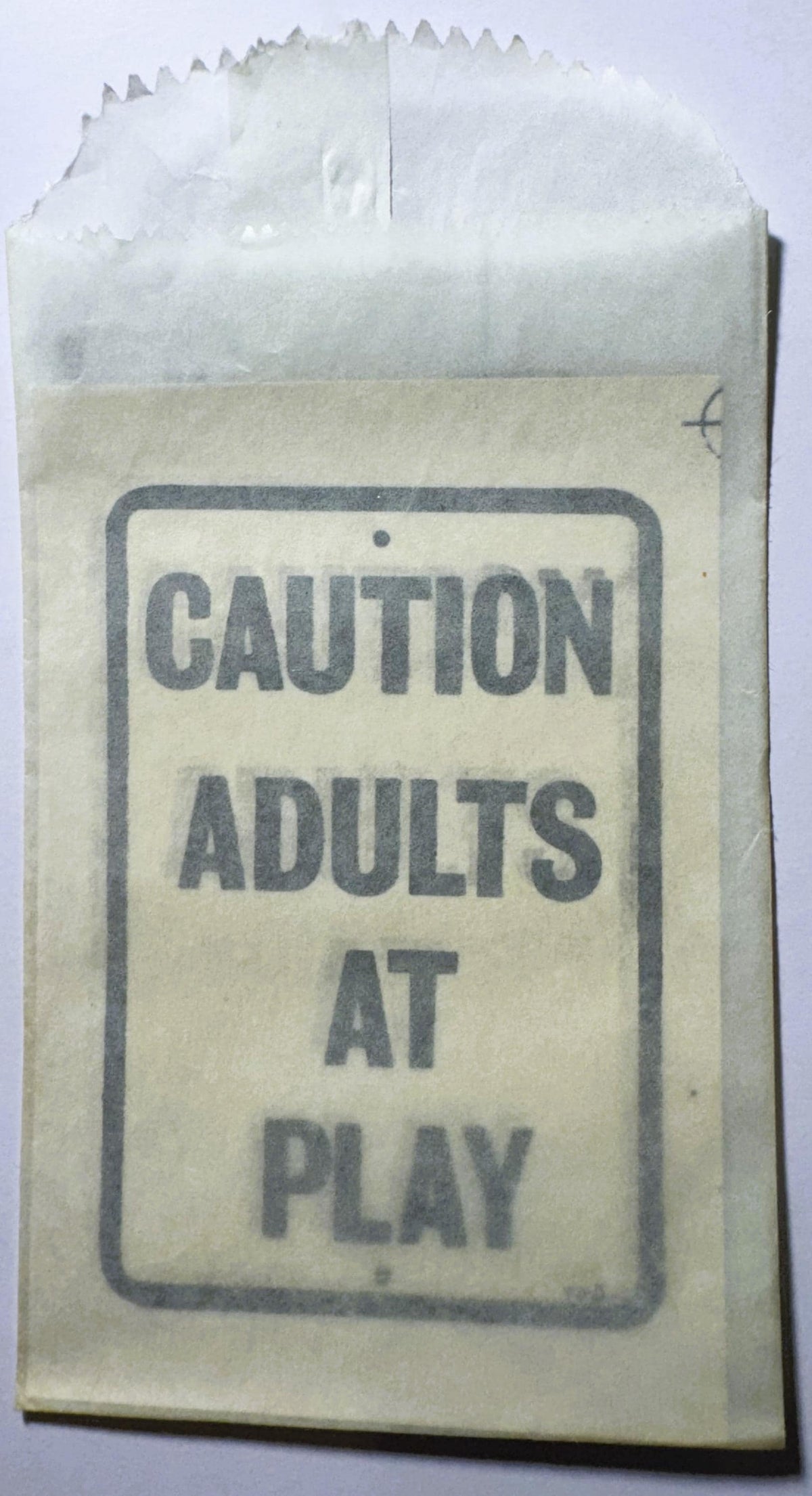 Vintage 1960s “Adults at Play” Decal 😜 — NOS Baxter Lane Co. Mid‑Century Americana