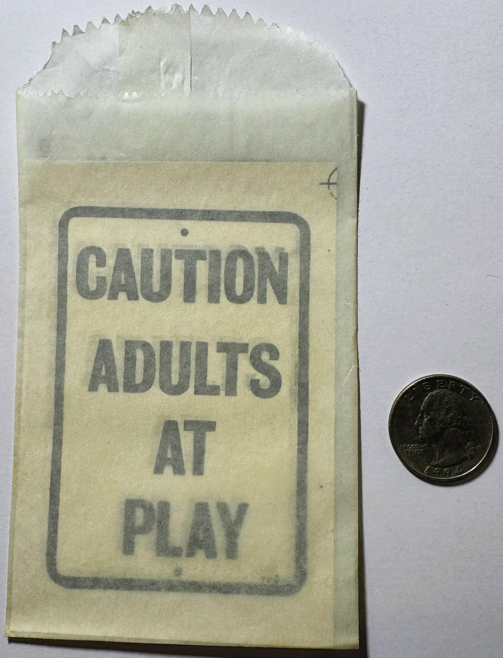 Vintage 1960s “Adults at Play” Decal 😜 — NOS Baxter Lane Co. Mid‑Century Americana