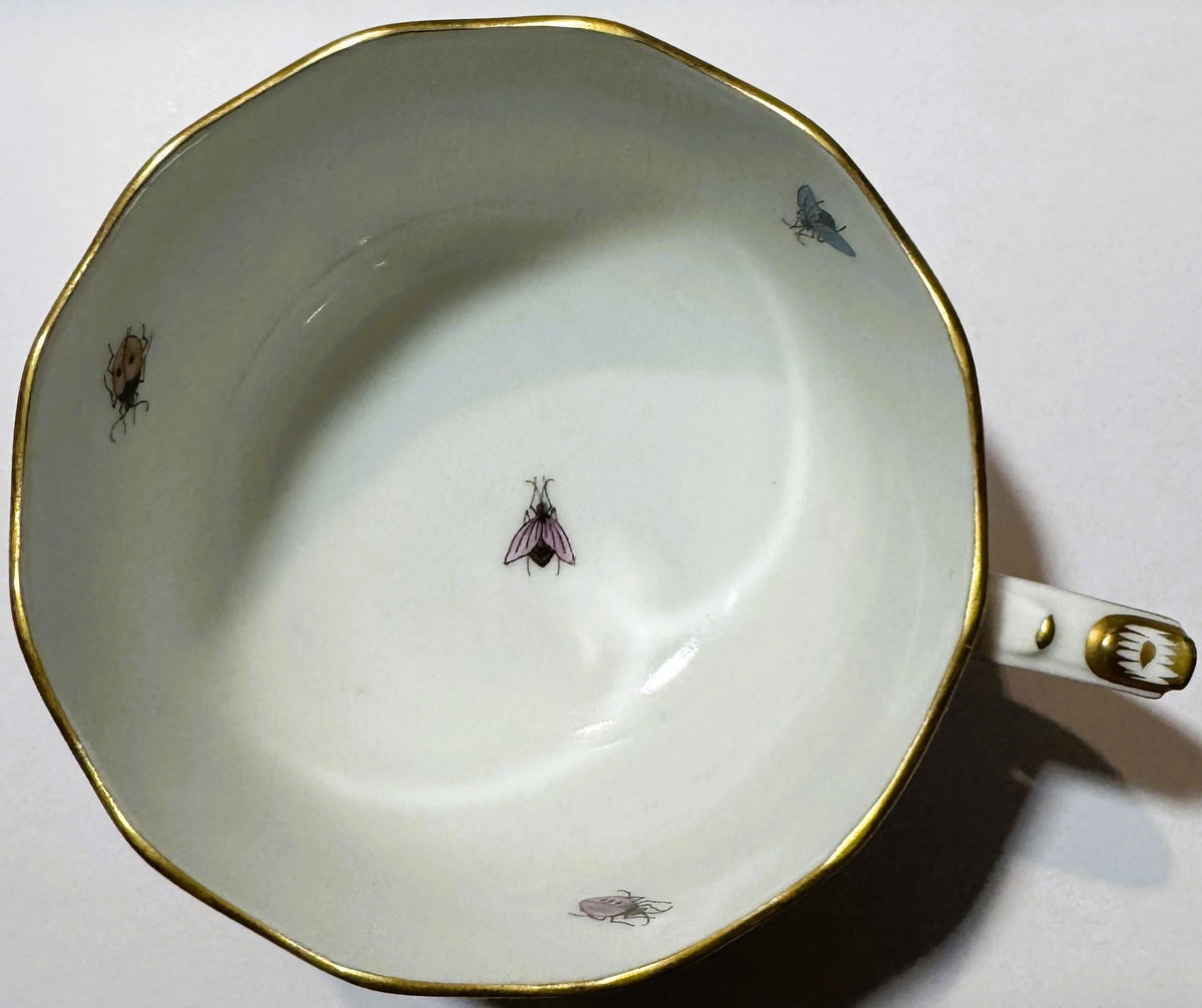 Vintage Herend Rothschild Bird 🐦 Hand Painted Porcelain Teacup, Form 704, Cup Only, Hungary