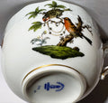Vintage Herend Rothschild Bird 🐦 Hand Painted Porcelain Teacup, Form 704, Cup Only, Hungary
