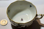 Vintage Herend Rothschild Bird 🐦 Hand Painted Porcelain Teacup, Form 704, Cup Only, Hungary