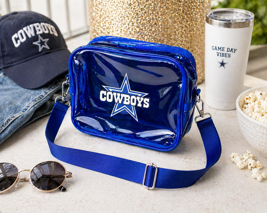 Dallas Cowboys Blue Clear Fanny Pack | Game Day Bag